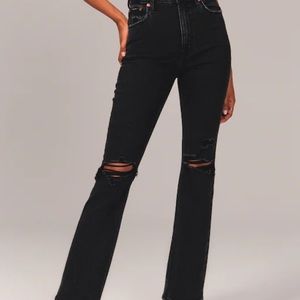 Abercrombie ultra high ride ankle straight